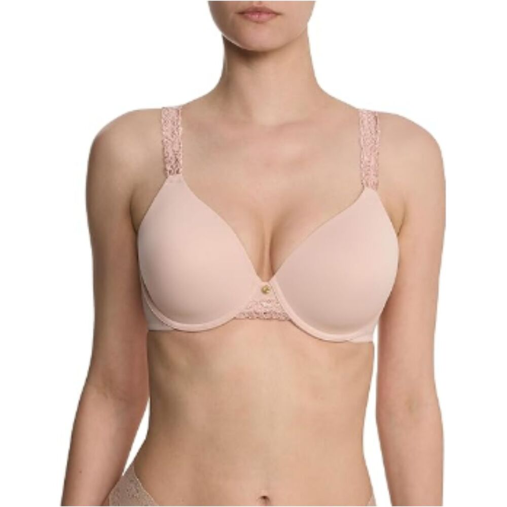 Natori Body Double Underwire T-Shirt Bra Lightly Padded Women's 34D Rose Pink